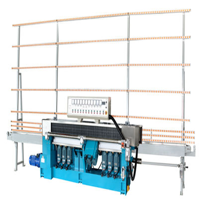 Glass edge sanding machine glass straight line edging machine automatic 9 motor for mirror glass